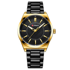 Mens Simple Business Waterproof Bar-Clasp Watch