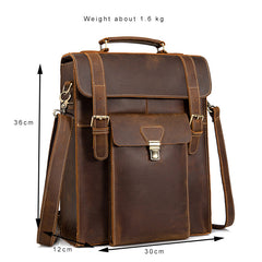 Leather Backpack Men