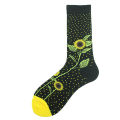 Fashion Casual Creative Printing Men's And Women's Cotton Socks