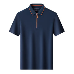 Ice Silk Summer Men's Short-Sleeve Polo Shirt