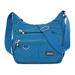 Nylon Womens Water-resistant Crossbody Bag