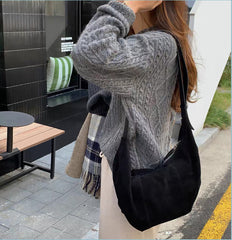 Women's Large-Capacity Color-Block Shoulder Bag