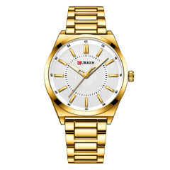 Mens Simple Business Waterproof Bar-Clasp Watch