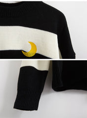 Very Fairy Striped Sweater Knit Sweater