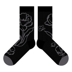 Summer New Socks Children's French Summer Solid Color Mid Tube Socks