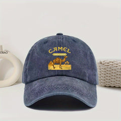 Mens Outdoor Simple All-Match Embroidered Letter Baseball Cap