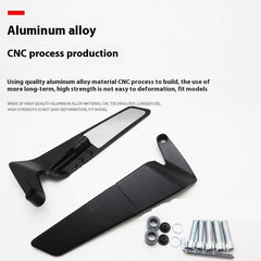 Fashion Black Motorcycle Rearview Mirror Universal