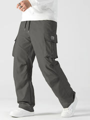 European And American-style All-season Wide-leg Work Pants