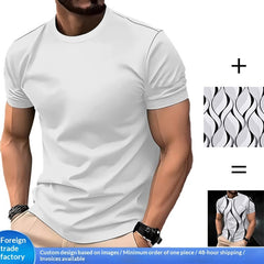 Men's Summer Custom Short-Sleeve T-Shirt