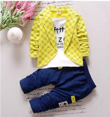 Toddler Baby Clothes Children Suit 0-3 Years Old Suit Pants Children's Sportswear Boys Girls Children's Clothing Brand