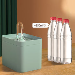 Automatic Cat Water Fountain Auto Filter USB Electric Mute Cat Drinker Bowl 1.5L Recirculate Filtring Drinker For Cats Pet Water Dispenser
