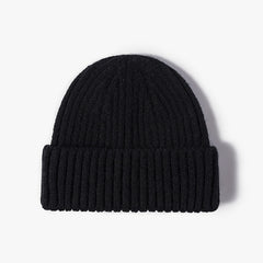 Knitted Cuff Short Fisherman Hat Mens Womens Winter Warm Beanie