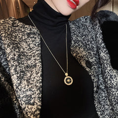 Eight-pointed Star Sweater Chain Sweater Necklace