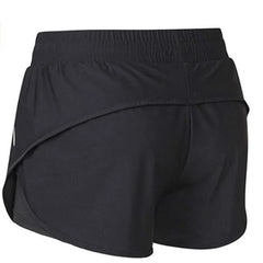 Women Quick Dry Fake 2 in 1 Reflective Running Shorts Girls Double-Deck Gym Yoga Fitness Jogging Workout Short Pants Custom Logo