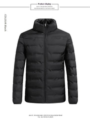Mens Graphene Self-Heating Thermal Down Jacket