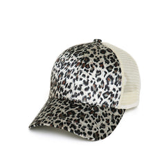 Ladies Fashion Leopard Print Baseball Hat