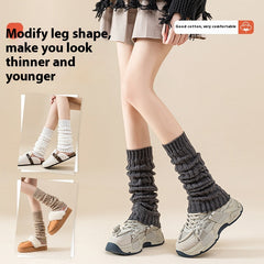 Knitted Long Wool Bunching Socks
