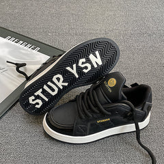 Men's National Fashion All-match Thick Bottom Board Shoes
