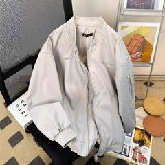 Loose-fit Couples Bomber Jacket, Mens
