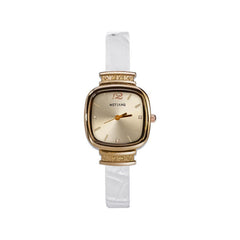 Orologio da donna in stile retrò con un design minimalista e quadrato