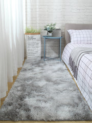 Plush carpet floor mat