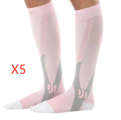 Chaussettes de compression pour hommes et femmes, coupe athlétique graduée idéale pour la course à pied, les voyages en avion, les chaussettes de récupération et de circulation d'endurance