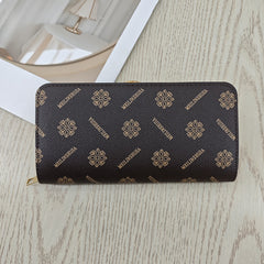 Simple And Stylish Single-zip Multi-cardholder Coin Purse