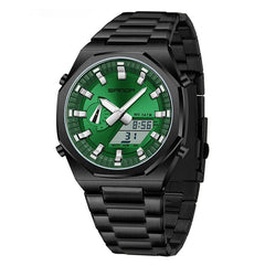 Dual-display Multi-function Summer-time Mens Watch
