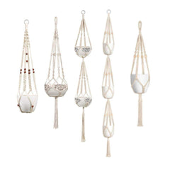 Custom Hand-knitted Hanging Flowerpot Net Bag