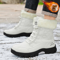 New Fleece-Lined Fashionable British-Style Boots For Men