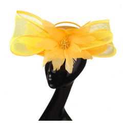 Bridal Hair Accessory - Feathered Fascinator for Wedding Banquets Parties and Photo Shoots