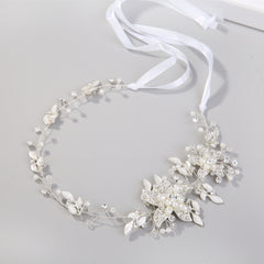 Gold And Silver Rhinestone Alloy Handmade Headdress