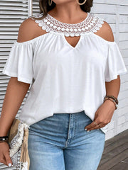 Women's Off-Shoulder Short-Sleeve Casual T-Shirt