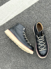 Men's Mid- To High-Top Genuine Leather Dr Martens Boots