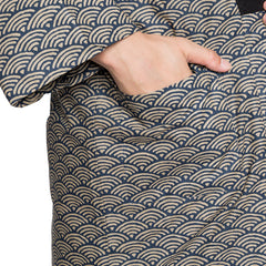 Japanese Men's Winter Kimono Cotton Jackets Halloween Coustume Japanese Samura Warm Cotton Kimono Coat Indoor Outdoor Kimono Coat Traditional Japanese Kimono For Men Lightweight & Warm Kimono