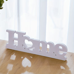 HOME LOVE Letter White HOME Art Decoration Ornaments