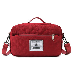 Large-Capacity Fitness Quilted Embroidered Yoga Bag