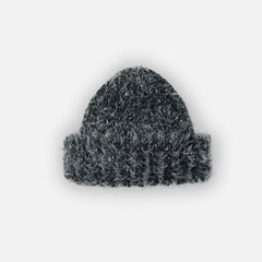 Multi-yarn Blended Wool Beanie For Womencolor-blocked Face-flattering Knit Hat For Fall And Winter