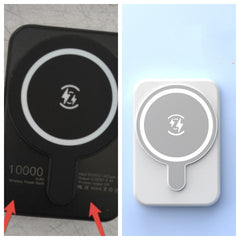 Mini-Powerbank mit Schnellladefunktion, magnetisch, kabellos, 5000 mAh, tragbar