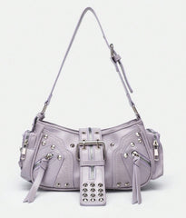 Motorcycle Punk Rivet Retro Womens Crossbody Bag