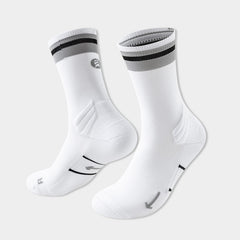 Mens And Womens Mid-calf Marathon Socks For Outdoor Hiking And Trail Running