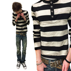 Printed Crewneck Sweatshirt Pullover Long-Sleeve T-Shirt