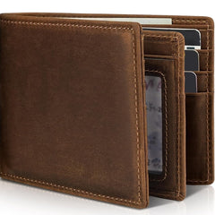 Men's Practical And Convenient Short Leather Wallet