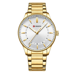 Mens Round Large-Dial Waterproof Watch
