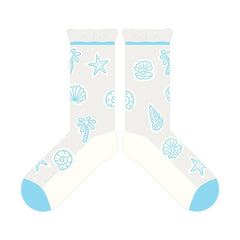 Glass Fiber Thin Socks Anti Slip Beach Style Casual Simple And Versatile Short Tube Socks