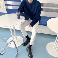 Outer Sweater Waffle Long Sleeved