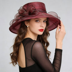 Summer Sun Protection Womens Face-Slimming Breathable Mesh Hat