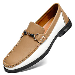 Genuine Leather Moccasins Mens Large Size 47 Casual Shoes