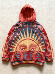 Fashion Casual Printed Polyester Sweater