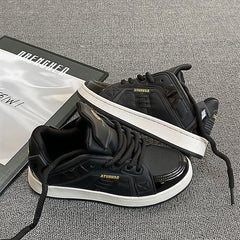 Men's National Fashion All-match Thick Bottom Board Shoes